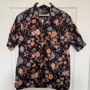 Todd Snyder Short Sleeve Print Shirt Size Large